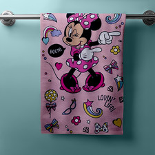 Disney Minnie Mouse Asciugamano Da Doccia Da Spiaggia 70 X 140 Cm