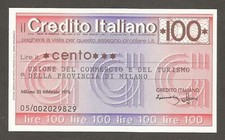 Italy - Credito Italiano 100