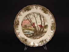 VINTAGE PIATTO SEMI PORCELLANA JOHNSON BROS FRIENDLY VILLAGE WILLOW BY THE BROOK