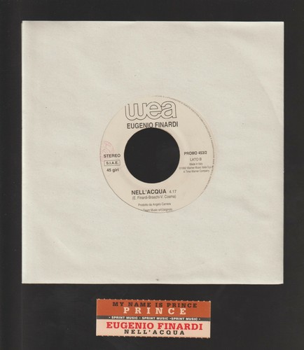 Eugenio finardi disco 45 - 7",