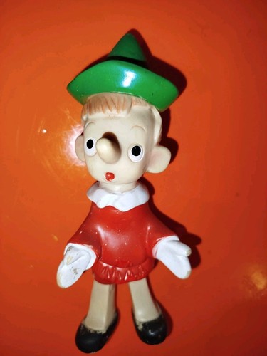 Pupazzo pinocchio gomma ledra - pinocchio,