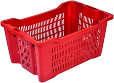 Cassetta Cesta Forata per Raccolta Olive, 56x35x31 cm max 25 kg, Agricola 40 Lit