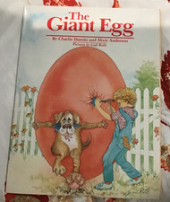 Vintage Book - 1986 "The Giant Egg" by Charlie Damitz & Dixie Anderson Paperback