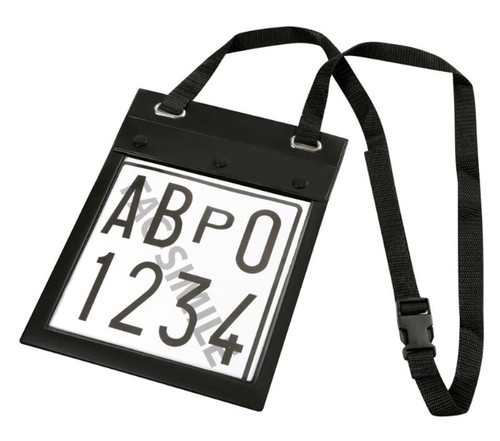 Porta targa prova - porta, per
