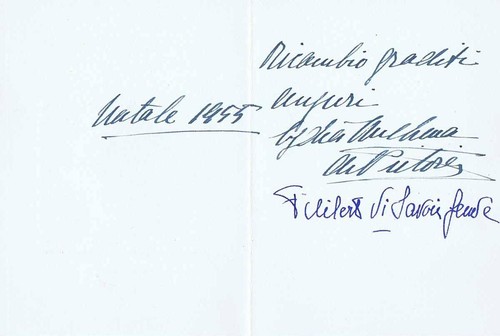 Autografo originale filiberto - autografo,