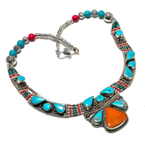 Collana turchese corallo