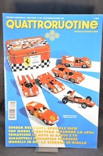 QUATTRORUOTINE N° 205 RIVISTA DI MODELLISMO ANNO 1997 MODELLINI FERRARI SOLIDO