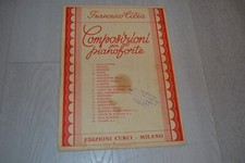 FRANCESCO CILEA - DANZA PER PIANOFORTE - ED. CURCI - 1950