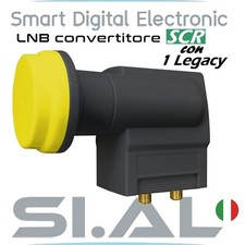 Convertitore LNB SCR monocavo con uscita legacy universale SCHERMATO 5 utenze