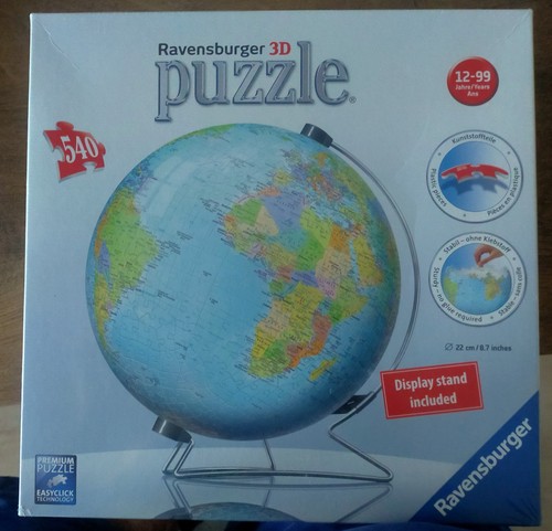 Mappamondo puzzle - mappamondo, 3d