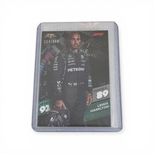 Scheda Fuoco Topps F1 Lewis