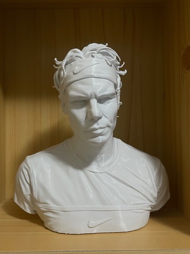Rafael nadal bust - rafael, 3d