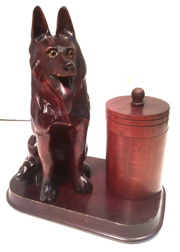 Antica scatola per cani collie - antica,