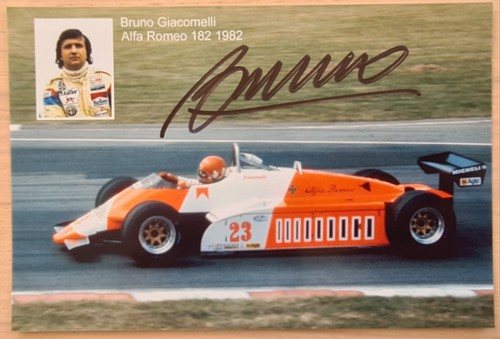 Bruno giacomelli alfa - bruno, romeo