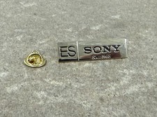 Sony ES Gold Tie Lapel Pin