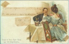 86713 - Storia Postale - CARTOLINA PUBBLICITARIA d'epoca '900 MEDICINA vino COLA