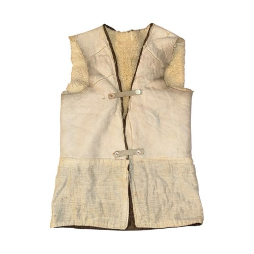 Gilet vintage pelle pecora - di,