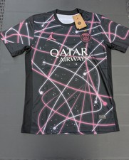 T Shirt Allenamento PSG Nero/Rosa 2025/2026
