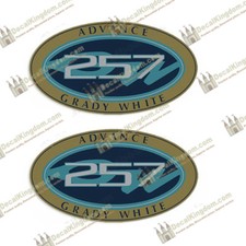 Decalcomanie Logo Grady Bianco