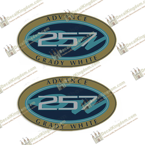 Decalcomanie logo grady - grady, bianco