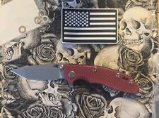 NUOVO Hinderer XM-18 3.0" Arpione Tanto - Rosso G10, Blu Battaglia Ti, S45VN 