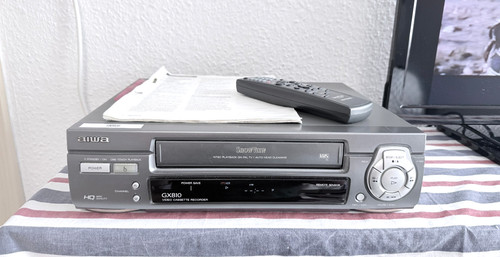 Vhs vcr aiwa gx810 con - hq,