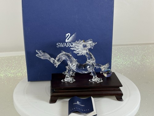 Swarovski dragon with ball - swarovski,