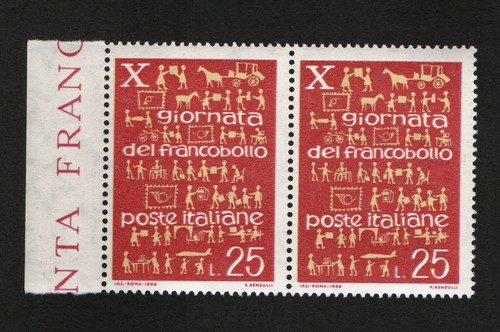 Francobolli 1968 giornata - francobolli,