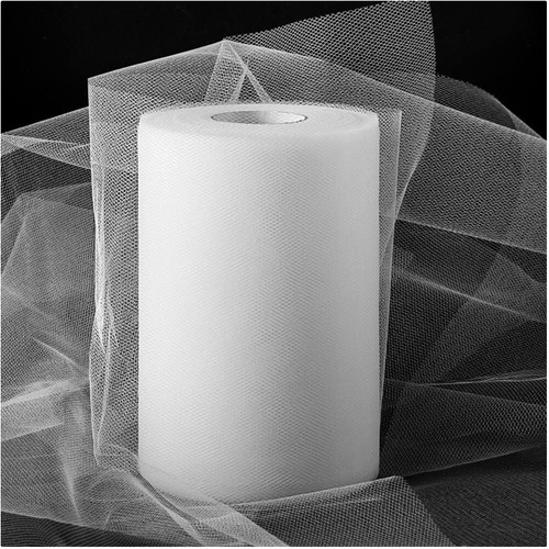 Tulle bianco rotolo - tulle,