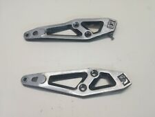 Cagiva Ducati 350 650 Alazzurra Piastre pedane pilota  Rider footpeg plates 