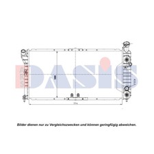 AKS DASIS Radiatore Motore