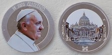 Medaglia Del Vaticano 2013 Papa Francesco A Colori