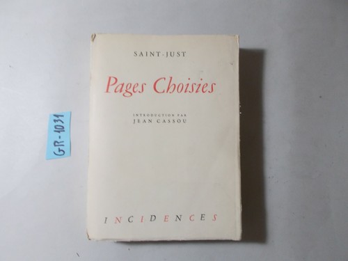 Libro saint just pages - libro,