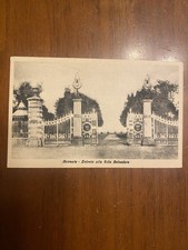 CARTOLINA ACIREALE CATANIA ENTRATA ALLA VILLA BELVEDERE VG 1930