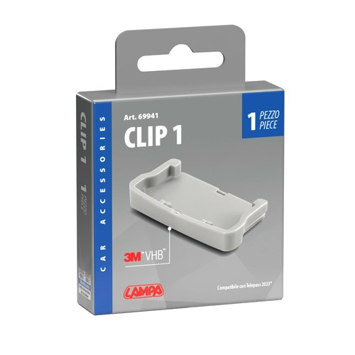 Clip per telepass adesiva - clip,