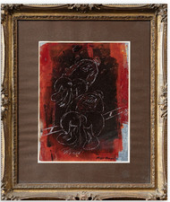 ENZO MARCO Diamanti Olio su Alluminio Anni 80 Firma Autentico Arte Carrara Opera