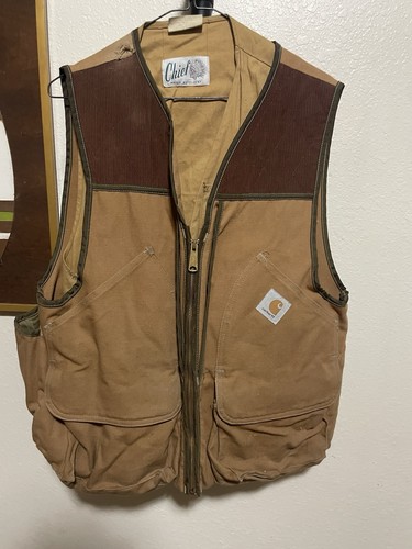 Vintage carhartt duck vest - vintage,