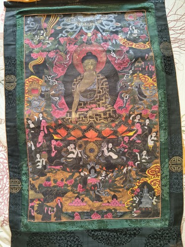 Thangka tibetano vintage
