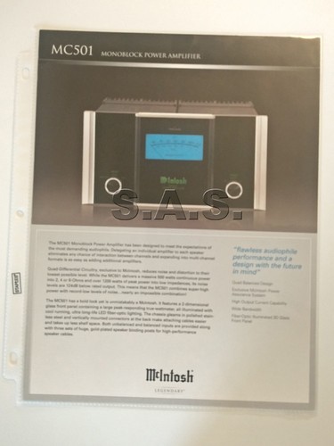 Mcintosh labs oem mc501 - mcintosh,