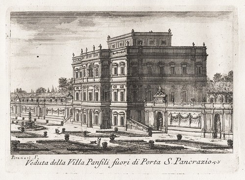 Piranesi roma villa - villa, doria