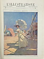 L'ILLUSTRAZIONE ITALIANA 1910 ago-dic 21 riviste Aerei Chavez Tolstoj Napoli