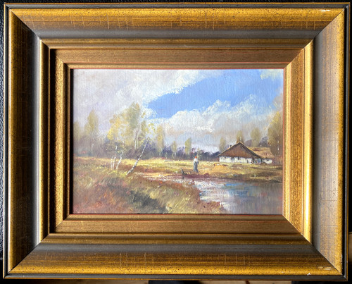 ölgemälde haus sul fiume con - ÖlgemÄlde,