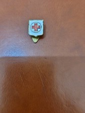 CROCE ROSSA ITALIANA SANITA' MEDICO SPILLA  DISTINTIVO SMALTATO VINTAGE  CRI