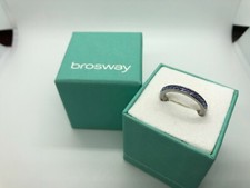 ANELLO BROSWAY TRING ACCIAIO E SWAROVSKI VIOLET - MIS 16