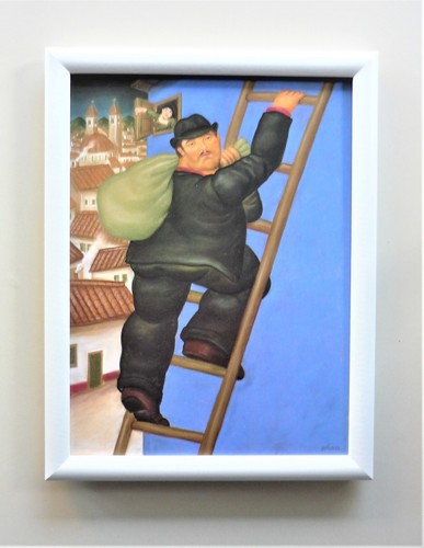 Quadro ladro botero con - ladro,