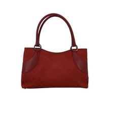 Autentica borsa a tracolla Gucci rossa monogramma tela tote bag borsetta