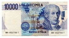 ITALIA - BANCONOTA DA 10.000