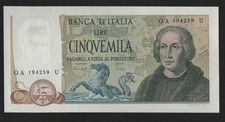 5000 LIRE COLOMBO 2° TIPO