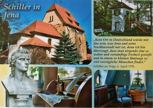 Cartolina jena schiller a - jena,