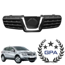 GRIGLIA ANTERIORE NERA CON MODANATURA CROMATA NISSAN QASHQAI 2007 2008 2009